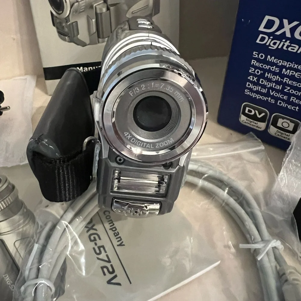 Sony Silver Gray Digital Camcorder with Essential Accessories